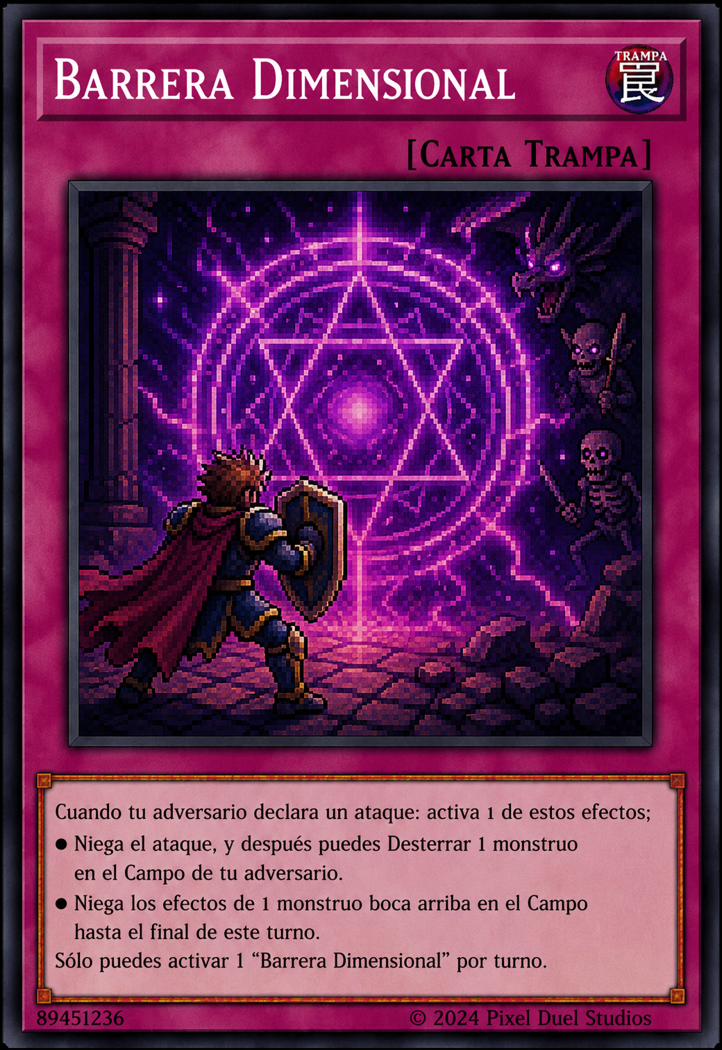 carta de barrera dimensional